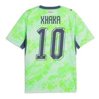 Stroje piłkarskie Szwajcaria Granit Xhaka #10 Koszulka Wyjazdowej MŚ 2026 Krótki Rękaw